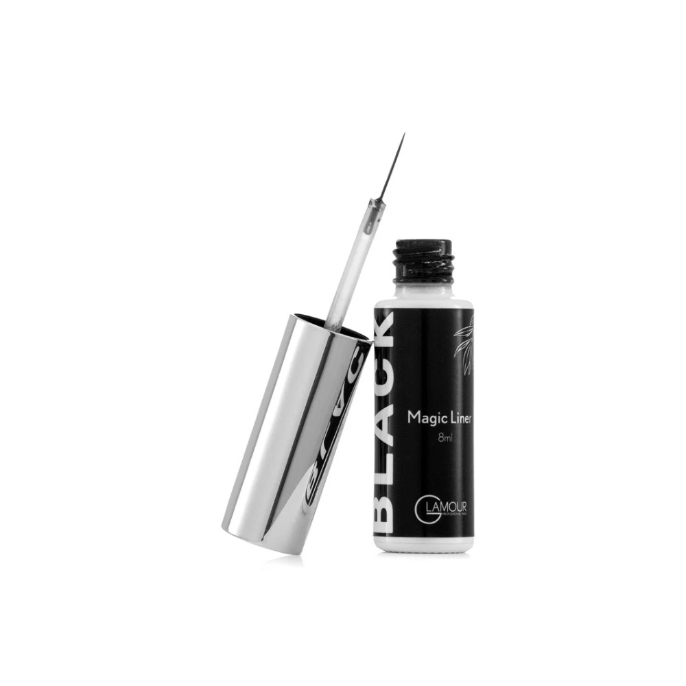 ג'ל ליינר שחור , 8 מ"ל | Glamour - Magic Liner Black photo number 1