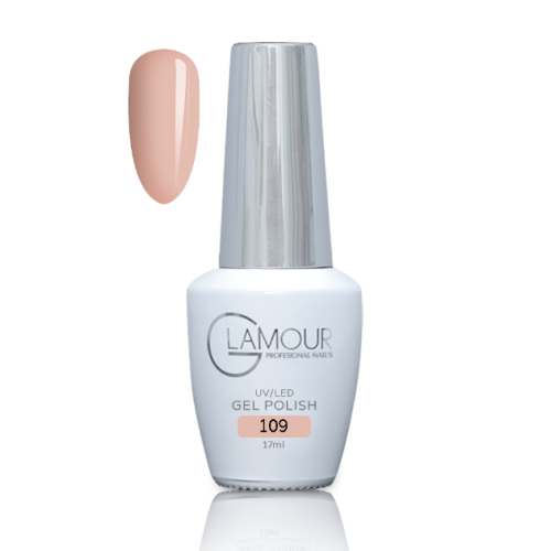 לק ג'ל מס' 109, 17 מ"ל - Glamour לק ג'ל מס' 109, 17 מ"ל - Glamour